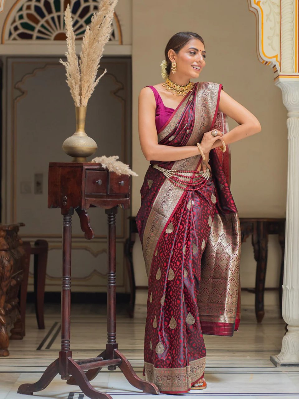 BANARASI SOFT SILK SAREE