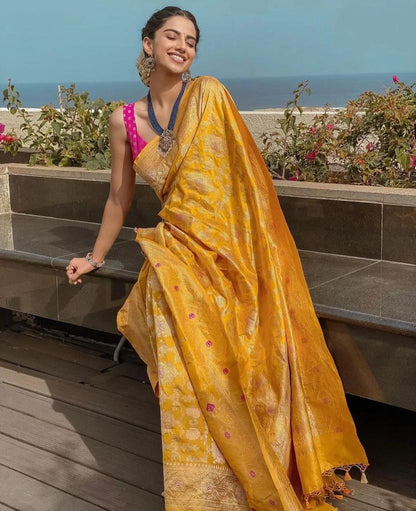 BANARASI SOFT SILK SAREE