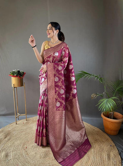 BANARASI SOFT SILK SAREE