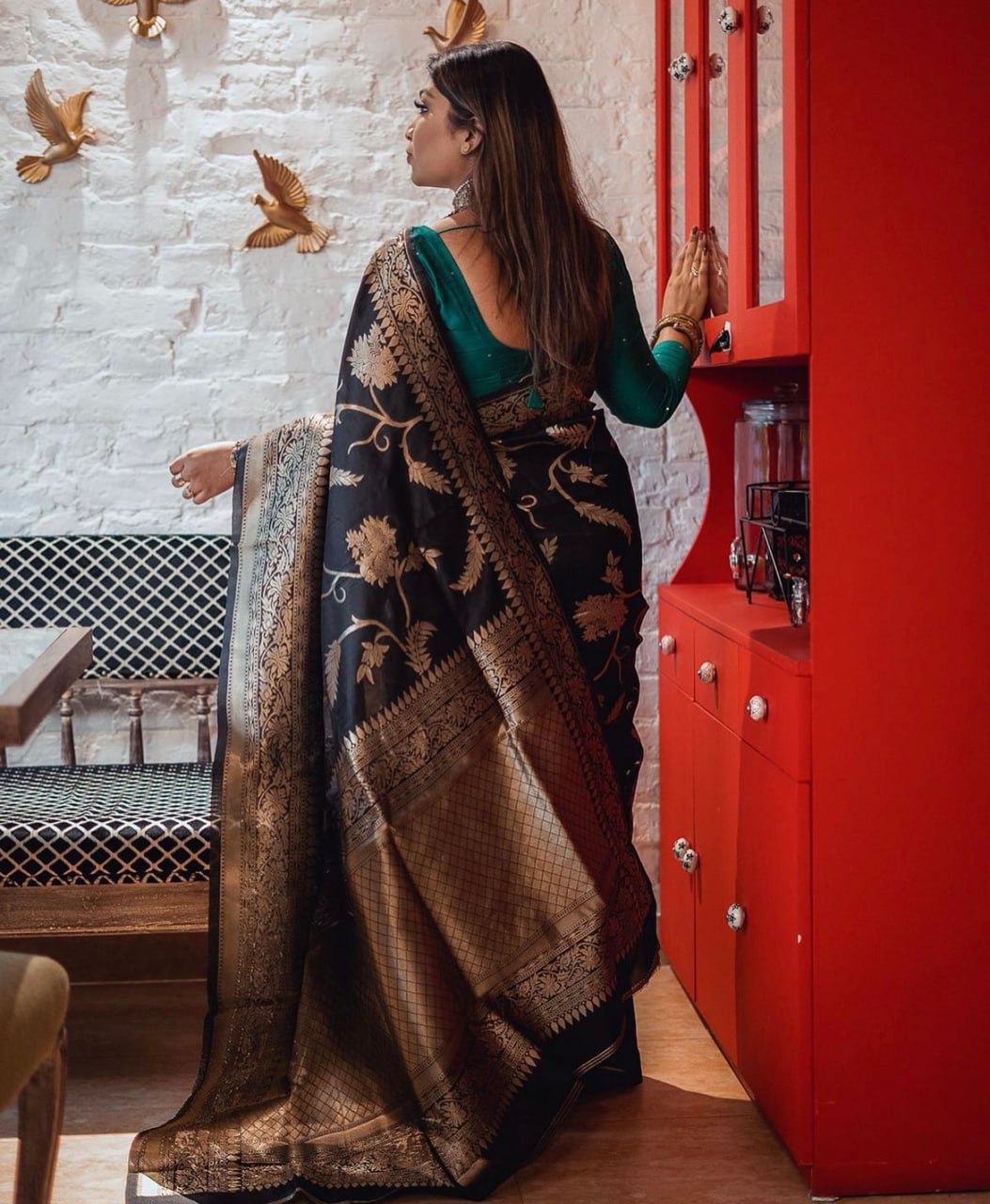 BANARASI SOFT SILK SAREE