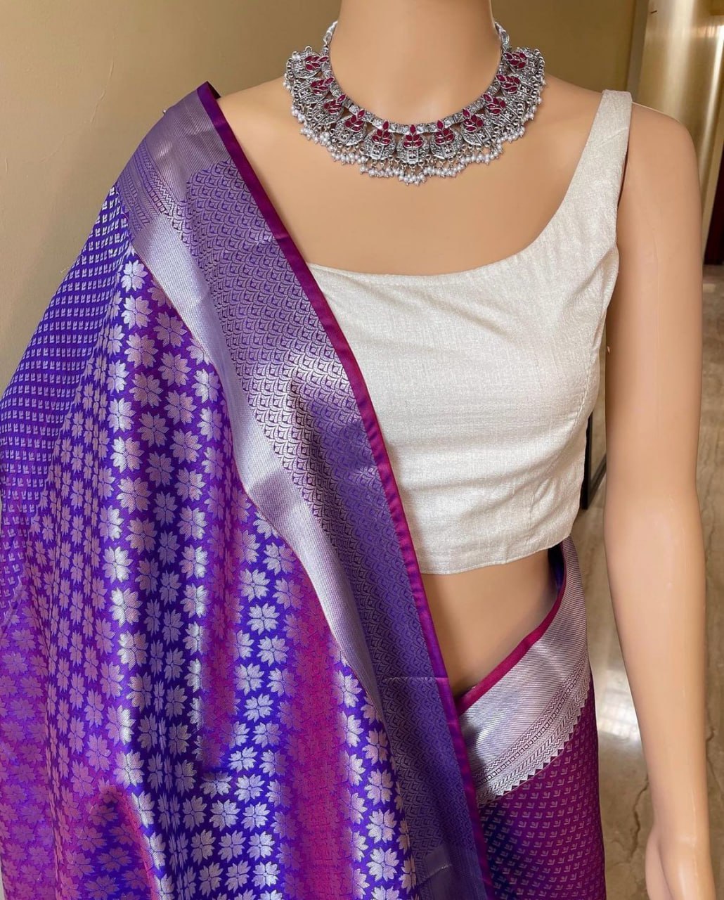 BANARASI SOFT SILK SAREE