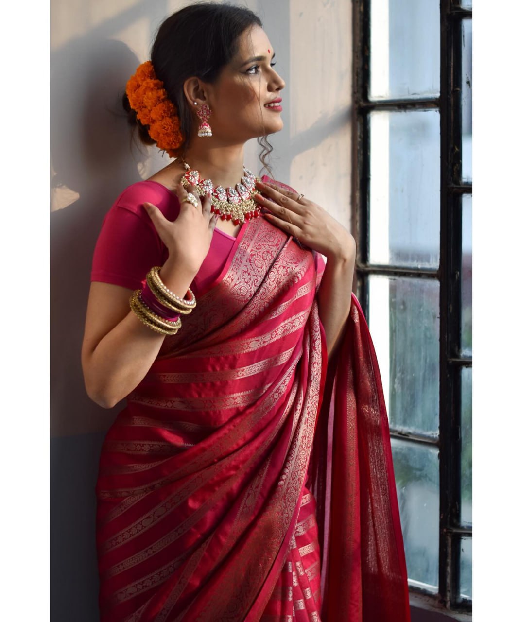 BANARASI SOFT SILK SAREE