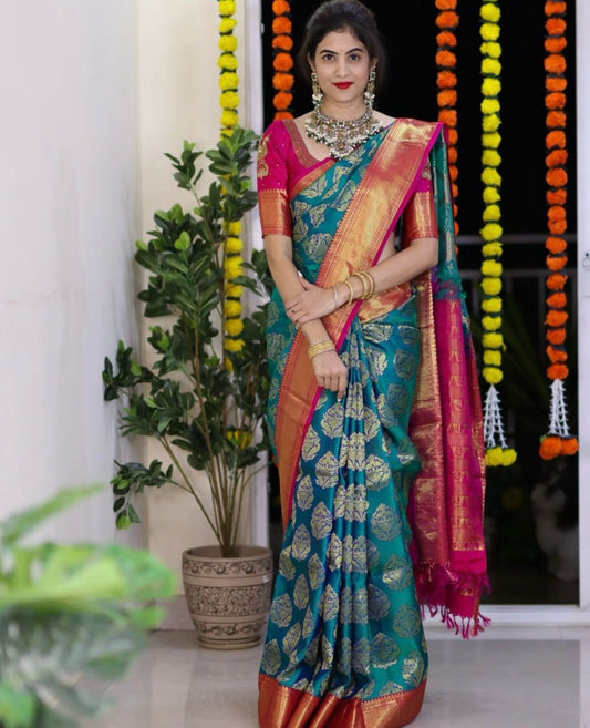 BANARASI SOFT SILK SAREE