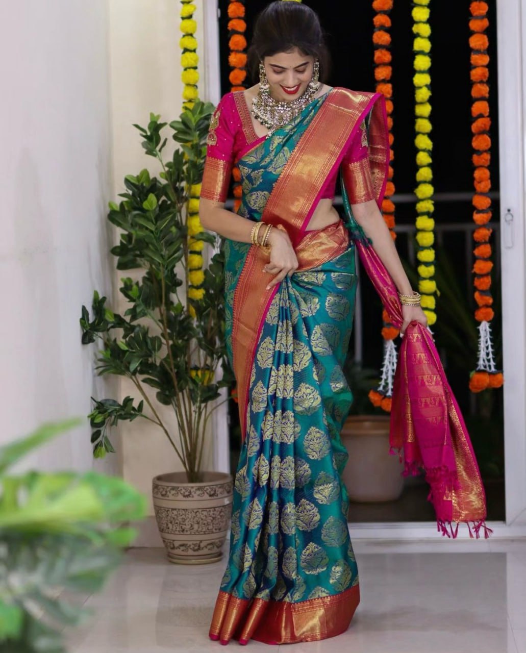 BANARASI SOFT SILK SAREE