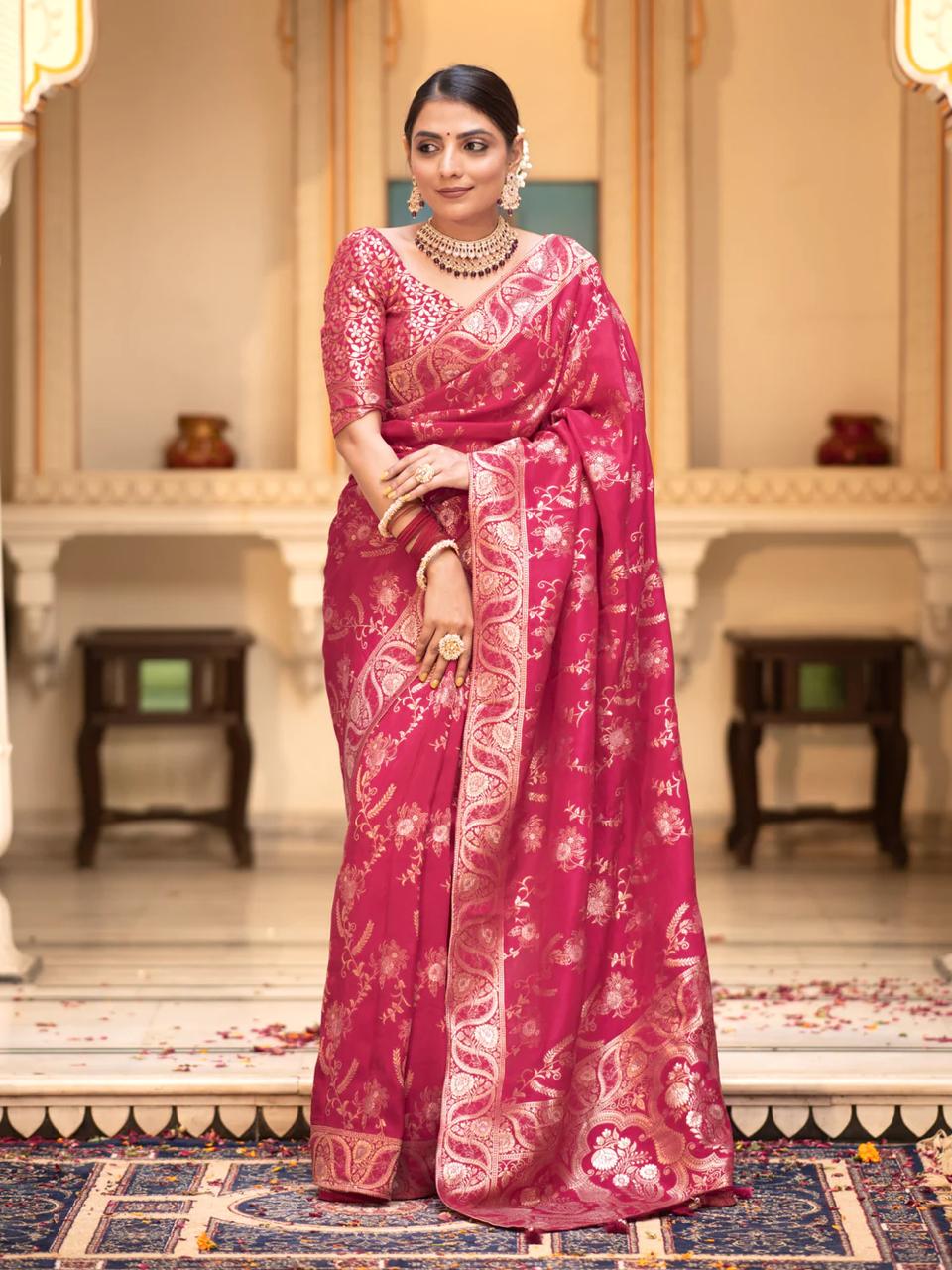 BANARASI SOFT SILK SAREE