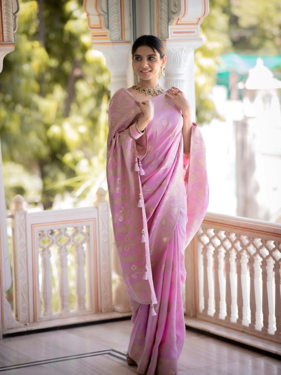 BANARASI SOFT SILK SAREE