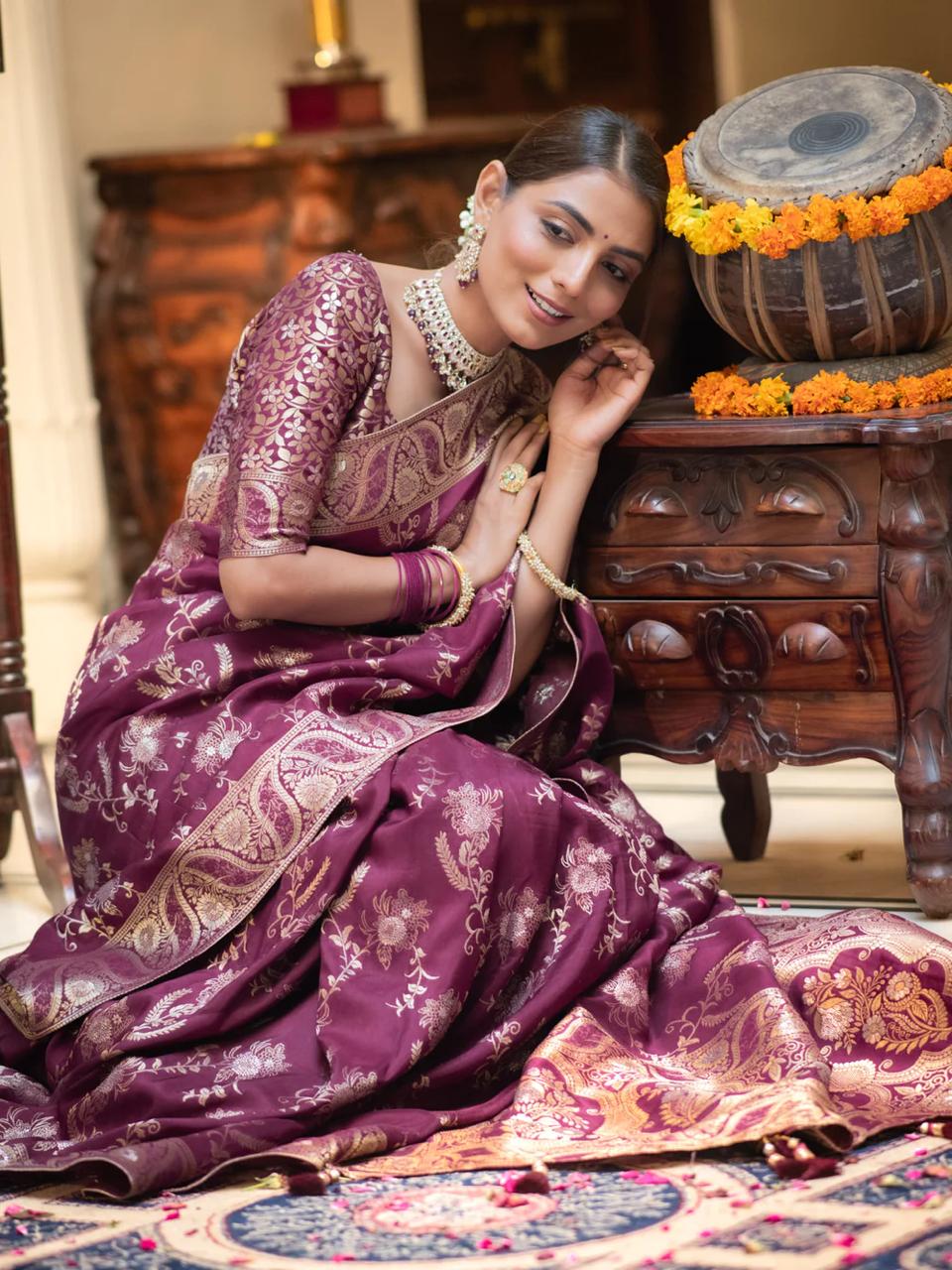 BANARASI SOFT SILK SAREE