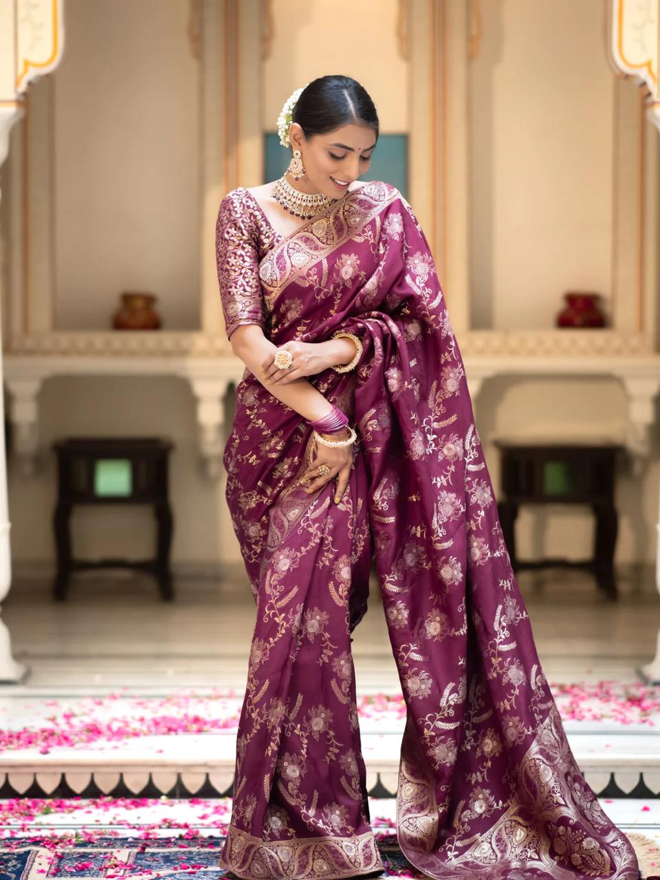 BANARASI SOFT SILK SAREE