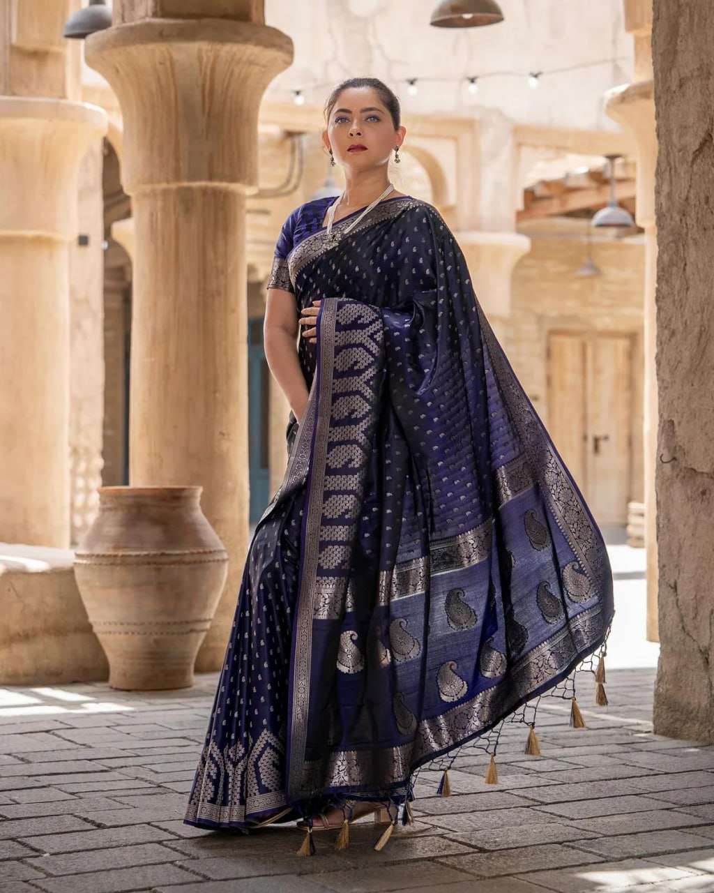 BANARASI SOFT SILK SAREE