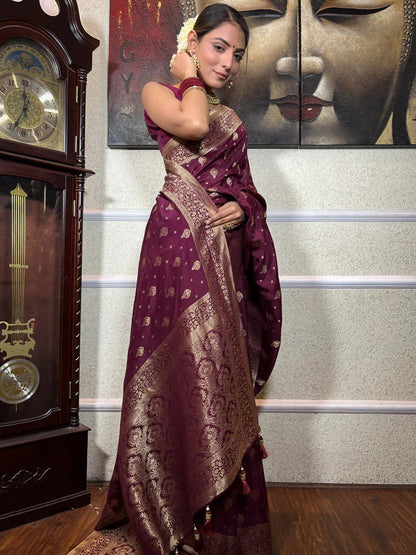 BANARASI SOFT SILK SAREE